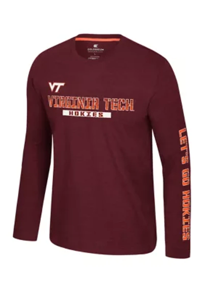 NCAA Virginia Tech Hokies Back Business Graphic T-Shirt