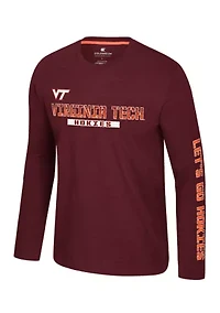 NCAA Virginia Tech Hokies Back Business Graphic T-Shirt