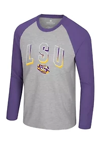 NCAA LSU Tigers Raglan Graphic T-Shirt
