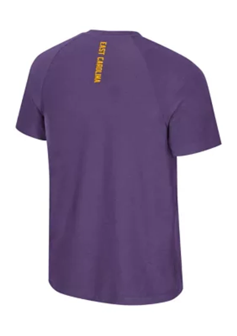 NCAA East Carolina Pirates Mac Short Raglan Sleeve T-Shirt