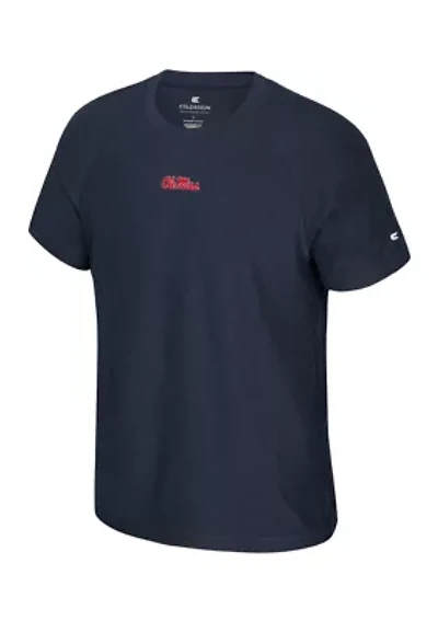 NCAA Ole Miss Rebels Mac Short Raglan Sleeve T-Shirt