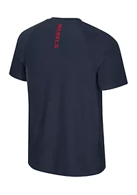 NCAA Ole Miss Rebels Mac Short Raglan Sleeve T-Shirt