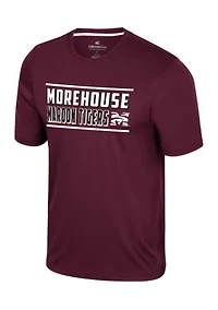 NCAA Morehouse Maroon Tigers Bird Law Graphic T-Shirt