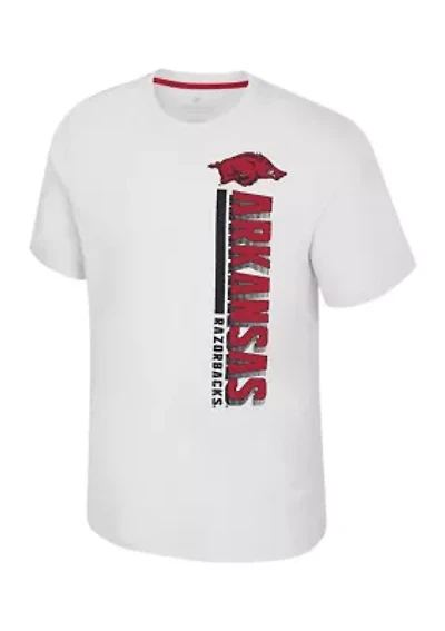 NCAA Arkansas Razorbacks Short Sleeve Bar Graphic T-Shirt