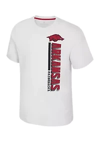 NCAA Arkansas Razorbacks Short Sleeve Bar Graphic T-Shirt