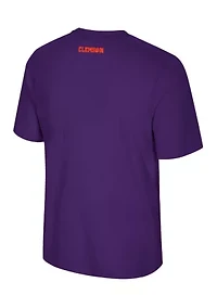 NCAA Clemson Tigers Short Sleeve Bar Graphic T-Shirt