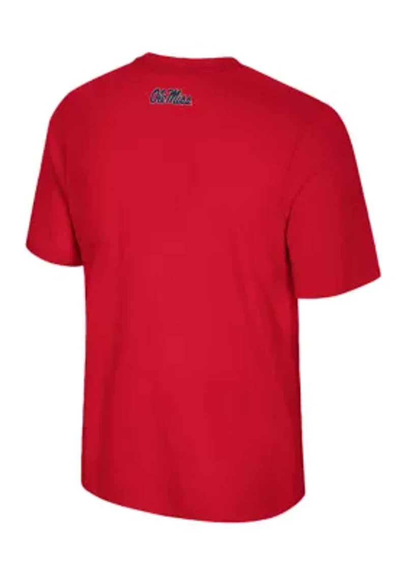 NCAA Ole Miss Rebels Short Sleeve Bar Graphic T-Shirt