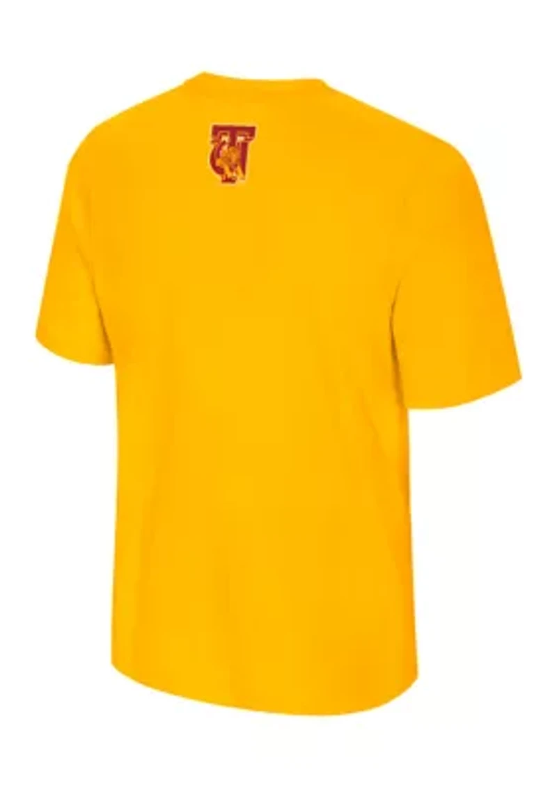 NCAA Tuskegee Golden Tigers Short Sleeve Bar Graphic T-Shirt