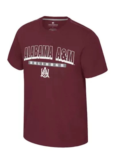 NCAA Alabama A&M Bulldogs Back Business Graphic T-Shirt