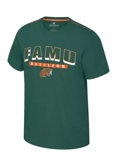 NCAA Florida A&M Rattlers Back Business Graphic T-Shirt