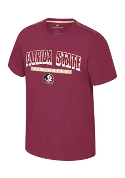 NCAA Florida State Seminoles  Short Sleeve Back Business Graphic T-Shirt