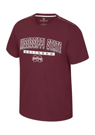 NCAA Mississippi State Bulldogs Back Business Graphic T-Shirt
