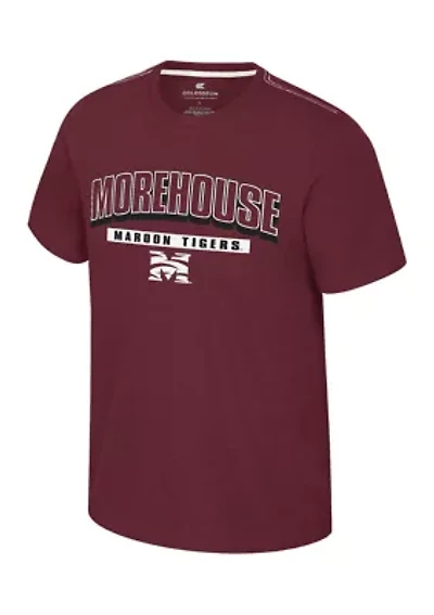 NCAA Morehouse Maroon Tigers Back Business Graphic T-Shirt