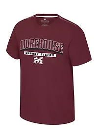 NCAA Morehouse Maroon Tigers Back Business Graphic T-Shirt
