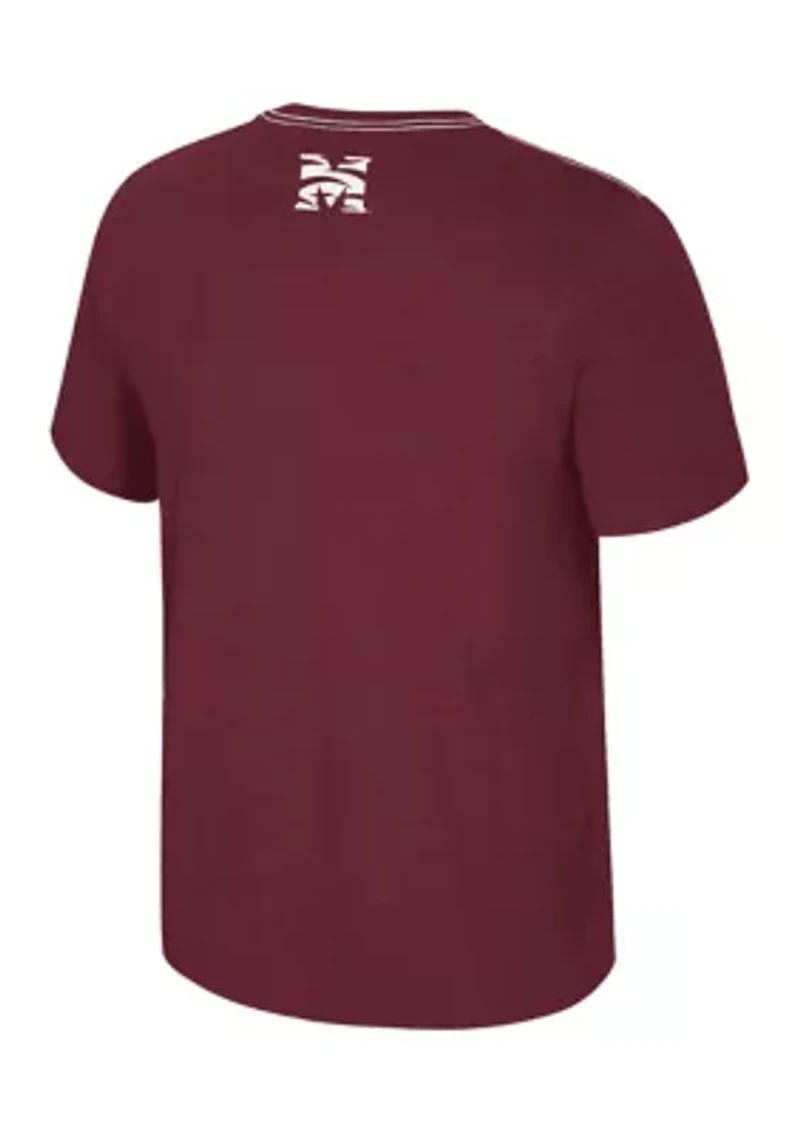 NCAA Morehouse Maroon Tigers Back Business Graphic T-Shirt