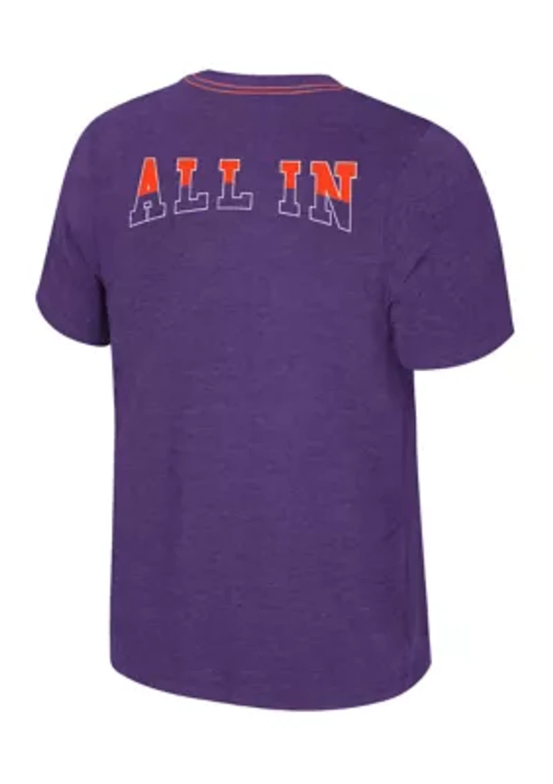 NCAA Clemson Tigers Dance Marathon Short Sleeve Graphic T-Shirt