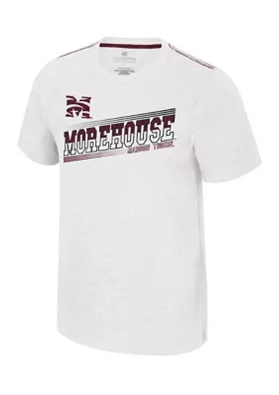 NCAA Morehouse Maroon Tigers Dance Marathon Short Sleeve Graphic T-Shirt