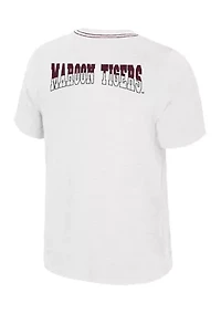 NCAA Morehouse Maroon Tigers Dance Marathon Short Sleeve Graphic T-Shirt