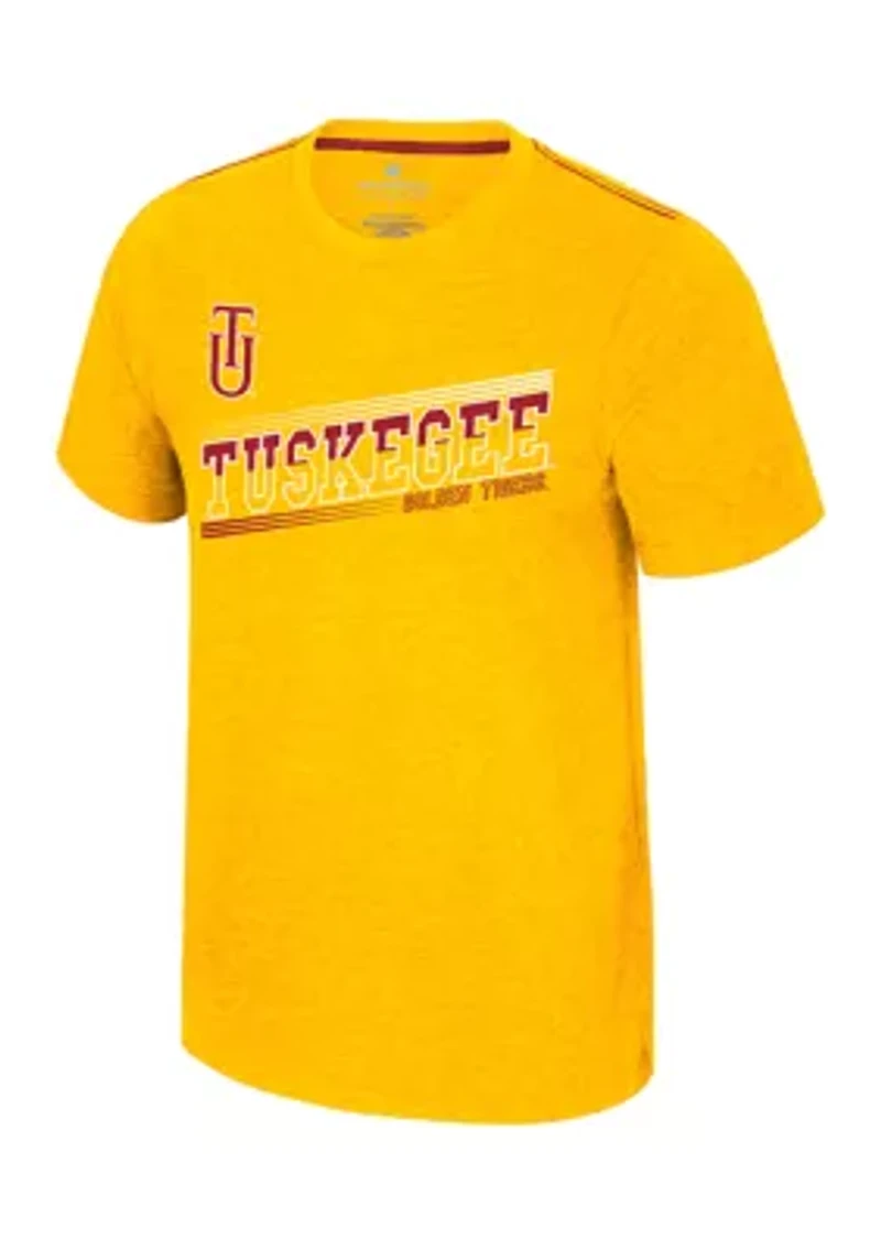 NCAA Tuskegee Golden Tigers Dance Marathon Short Sleeve Graphic T-Shirt
