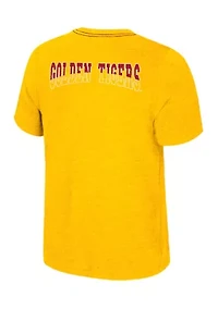 NCAA Tuskegee Golden Tigers Dance Marathon Short Sleeve Graphic T-Shirt