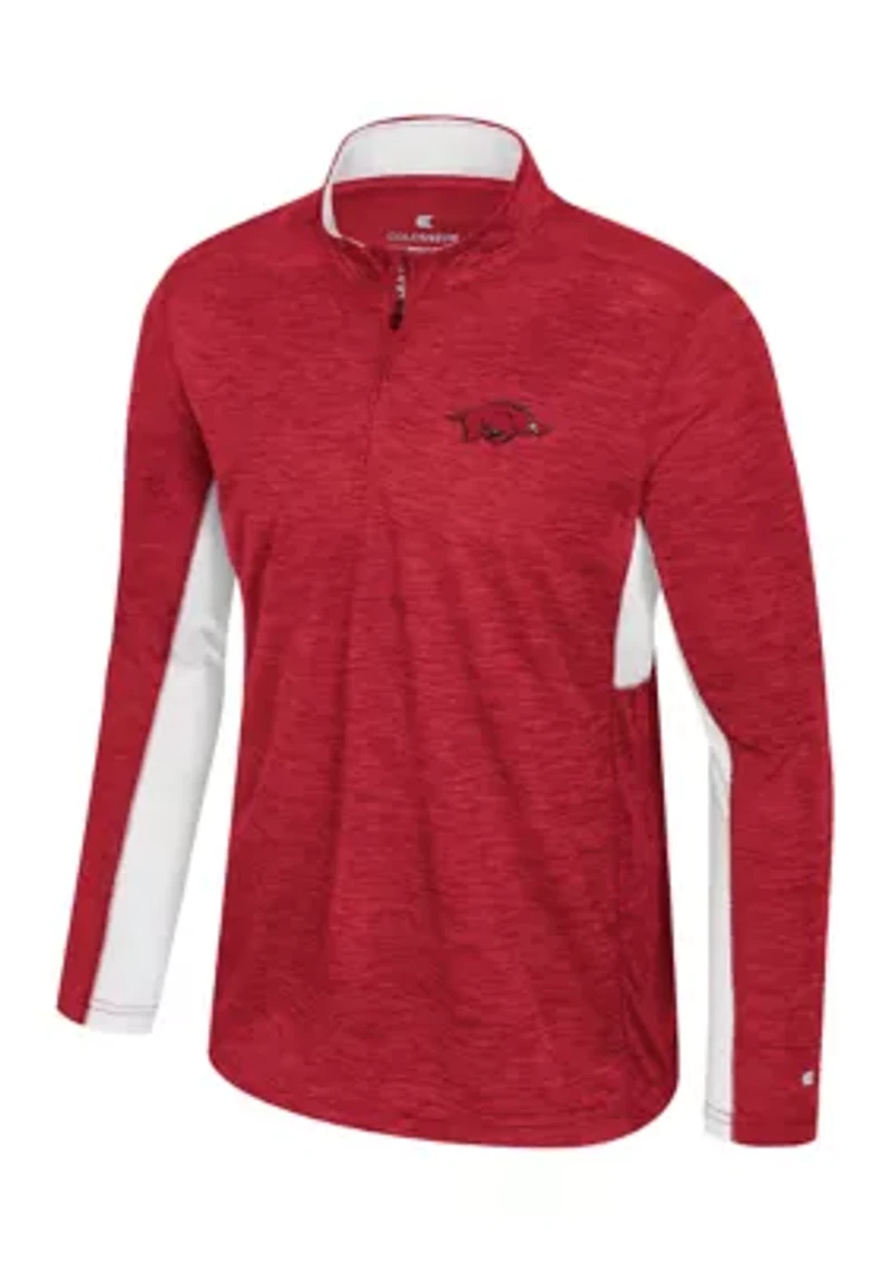 NCAA Arkansas Razorbacks Always Sunny 1/4 Zip Windshirt