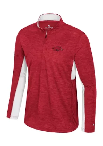 NCAA Arkansas Razorbacks Always Sunny 1/4 Zip Windshirt