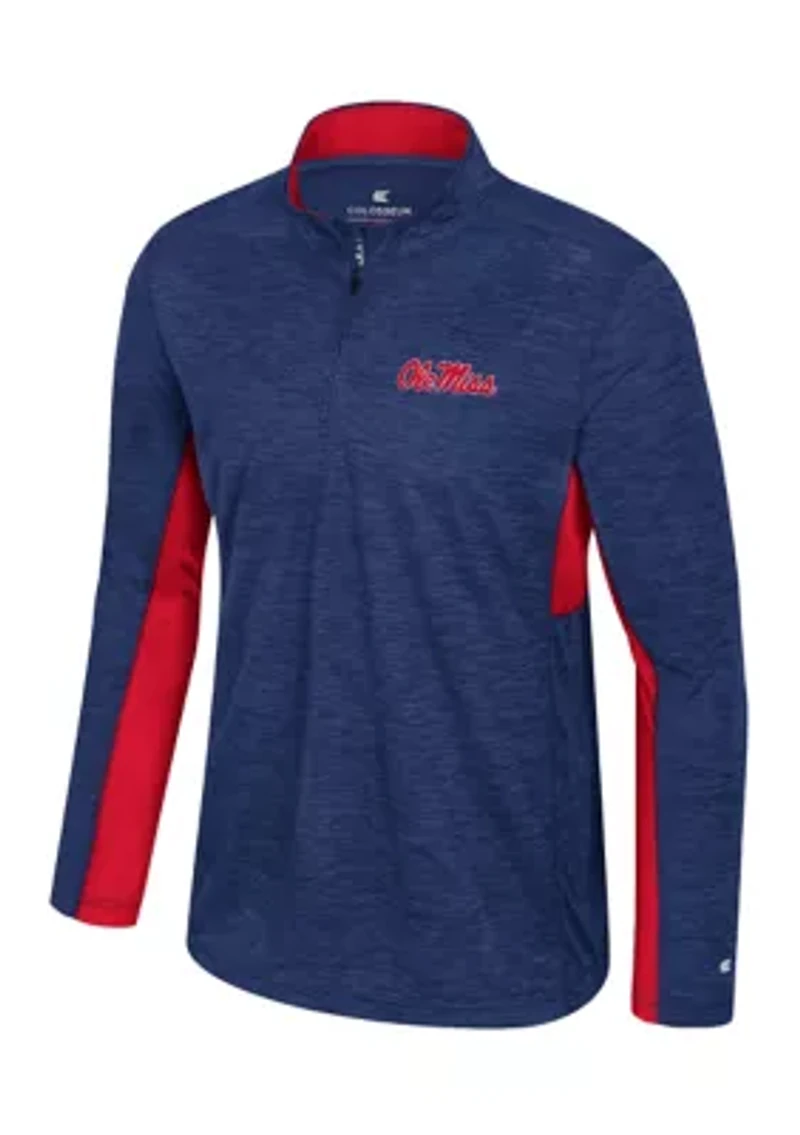 NCAA Ole Miss Rebels Always Sunny 1/4 Zip Windshirt
