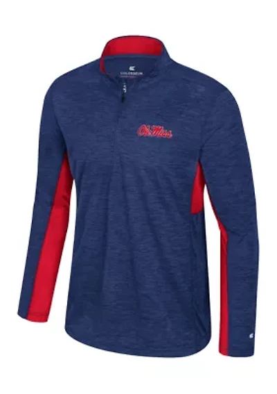 NCAA Ole Miss Rebels Always Sunny 1/4 Zip Windshirt