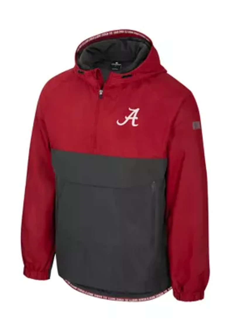 NCAA Alabama Crimson Tide Gives Back 1/2 Zip Anorak Jacket