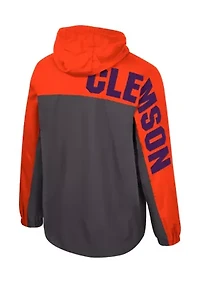NCAA Clemson Tigers Gives Back 1/2 Zip Anorak Jacket