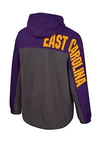 NCAA East Carolina Pirates Gives Back 1/2 Zip Anorak Jacket