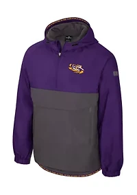 NCAA LSU Tigers Gives Back 1/2 Zip Anorak Jacket