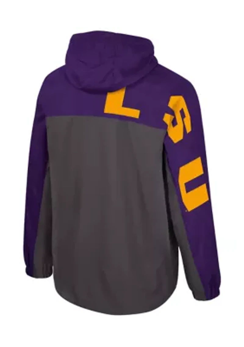 NCAA LSU Tigers Gives Back 1/2 Zip Anorak Jacket