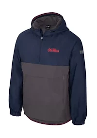NCAA Ole Miss Rebels Gives Back 1/2 Zip Anorak Jacket