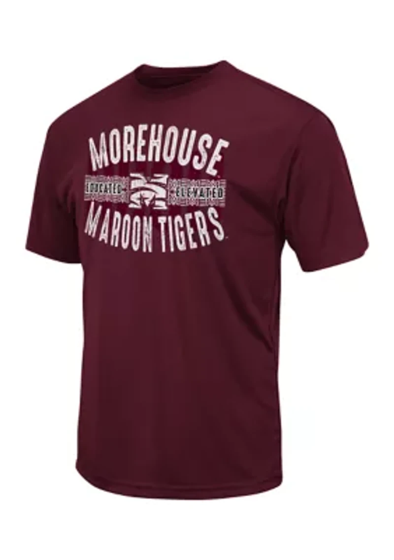 NCAA Morehouse Maroon Tigers Trail Short Sleeve Graphic T-Shirt