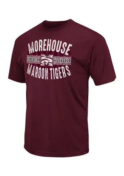 NCAA Morehouse Maroon Tigers Trail Short Sleeve Graphic T-Shirt