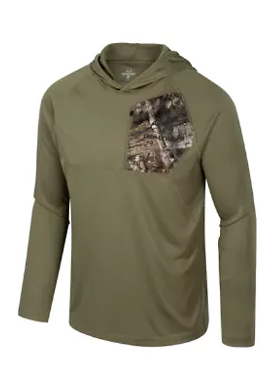 Long Sleeve Performance Hooded T-Shirt