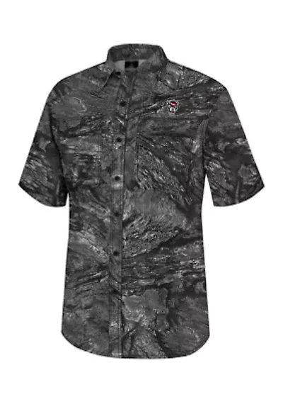 RealTree by Colosseum Athletics NCAA NC State Wolfpack Short Sleeve Fishing Shirt
