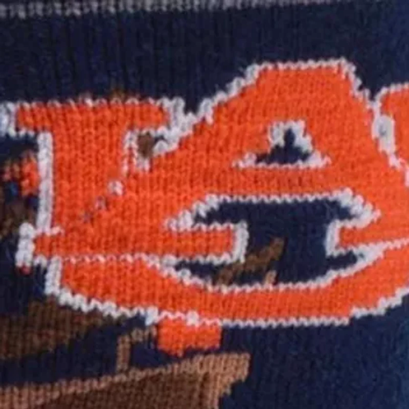 Women's NCAA Reindeer Sweater Stripe Socks