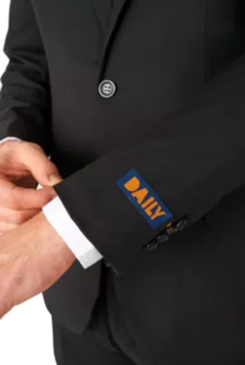 Daily Deep Black 2 Piece  Suit