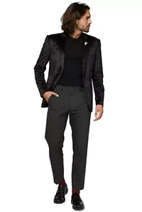 Outer Space Constellations Black Dinner Jacket Blazer