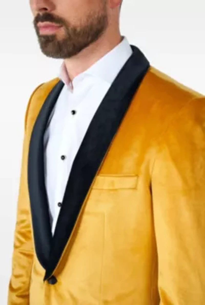Dinner Jacket Gold Blazer