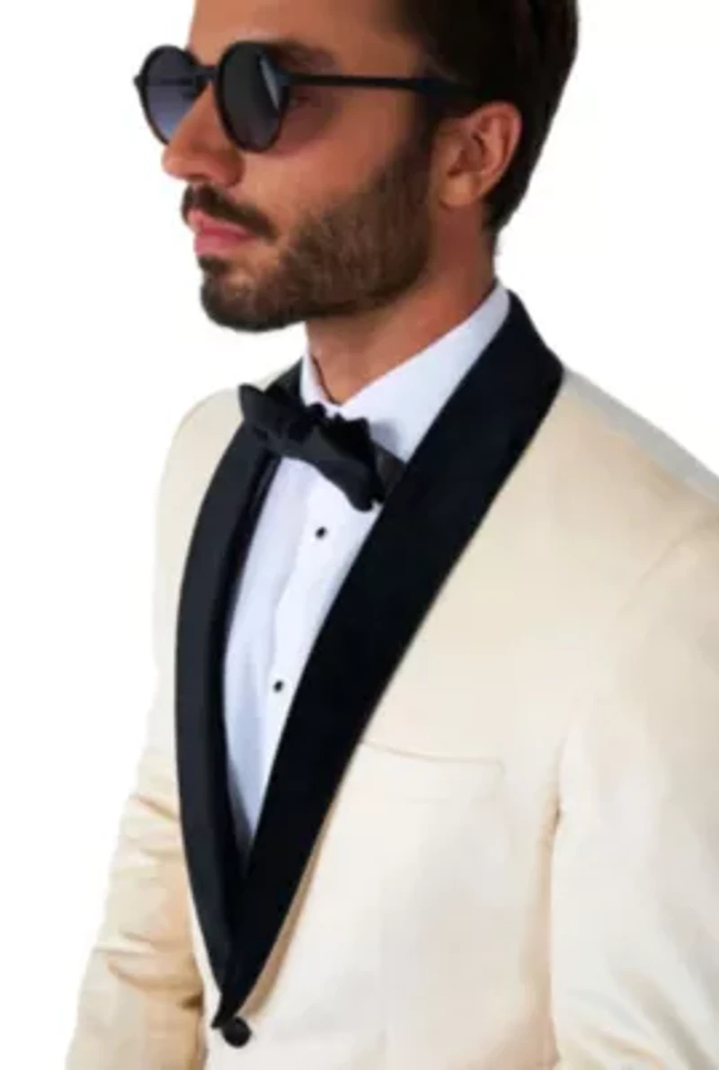 Dinner Jacket  Ivory Champagne Blazer