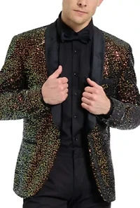 Dinner Jacket Amber Sequins Blazer