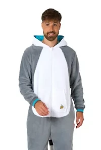 OppoSuits Lemur Costume Outfit - Animal Body Suit for Adults Grey