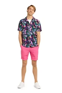 OppoSuits Men's Hawaiian Shirt - Short Sleeve Night Jungle