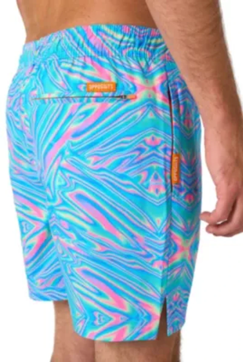 OppoSuits Men's Swim Short - Mr. Tie Dye