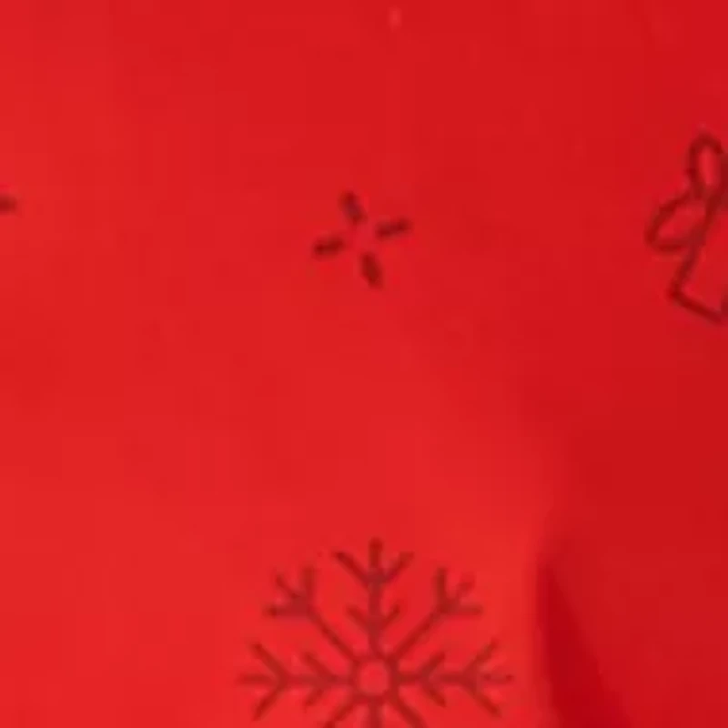 Christmas Icons Red Long Sleeve Shirt