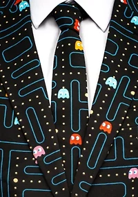 Pac-Man  2 Piece Suit + Tie