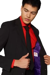 Black Knight  2 Piece Suit + Tie